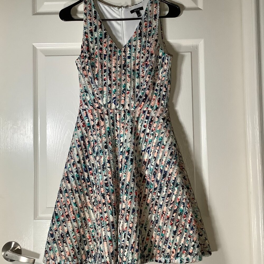 Apt 9 Women's Honeycomb Multi Colored Formal Dress